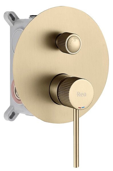 Душ система за вграждане Rea Lungo Stripe Gold Brush