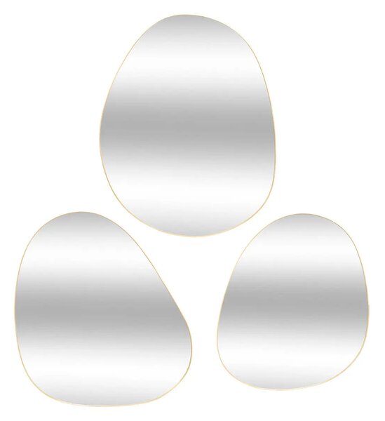 Сет огледалa atmosphera Lida, 32/44/47 cm, 3 бр