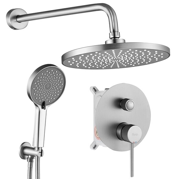Душ система за вграждане Rea Lungo Stripe Nickel Brush