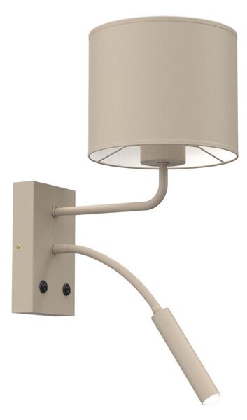 Стенно осветително тяло ARDEN 1xE27/15W/230V + 1xG9/8W бежово