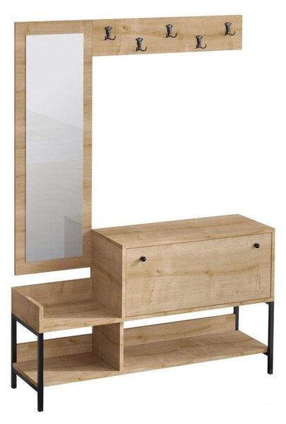 Шкаф за обувки Nonso Sapphire Oak