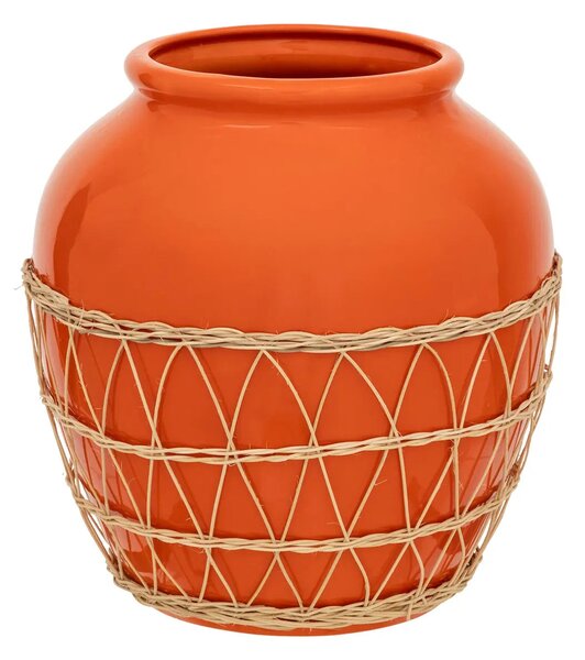 Ваза atmosphera Yucatan, Керамика, Ратан, 33 cm