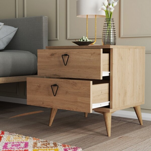 Нощно шкафче Versa-Ce Oak