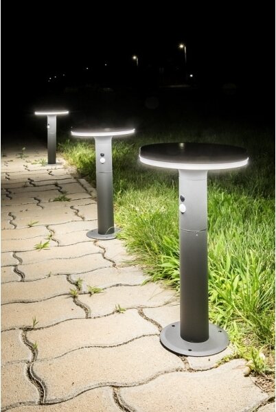 Rabalux 77018 - LED Соларна лампа със сензор ALASKA LED/10W/3,7V IP44