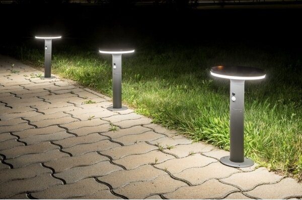 Rabalux 77018 - LED Соларна лампа със сензор ALASKA LED/10W/3,7V IP44