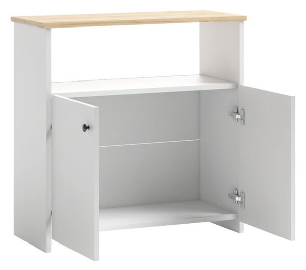 Конзола Марсел Бял-Дъб 80x32x80 см