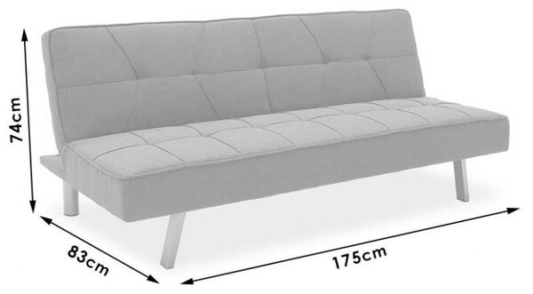 Диван Travis Сив 175x83x74 см