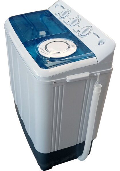 Пералня Lamarque SAWM-7585BL, 360W, 7 Kg, Таймер, Тиха работа, Син/бял