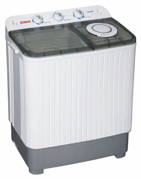 Пералня Lamarque SAWM-7585GR, 360W, 7 Kg, Таймер, Тиха работа, Сив/бял