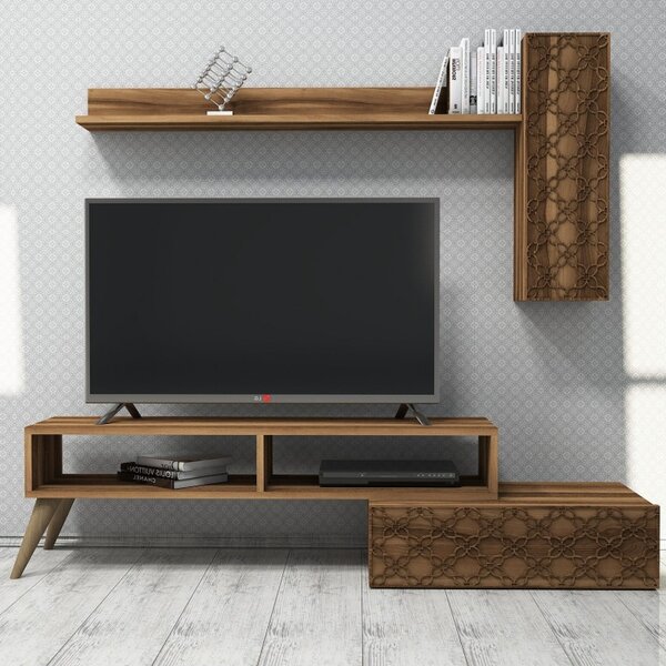 Комплект ТВ шкаф Planet Walnut