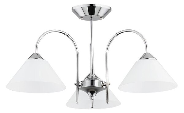 Таванен полилей TAPER, 3xE27/15W/230V, лъскав хром