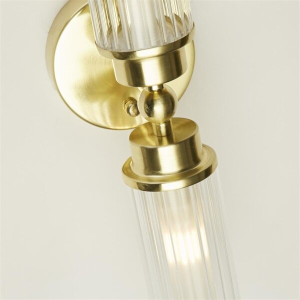 Searchlight 29982SB - Настенно осветително тяло IMPERIAL 2xG9/33W/230V месинг