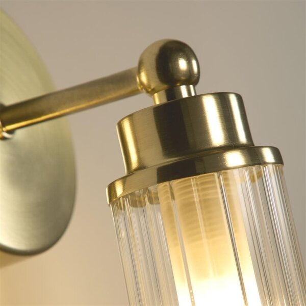 Searchlight 29981SB - Стенно осветително тяло IMPERIAL 1xG9/7W/230V месинг