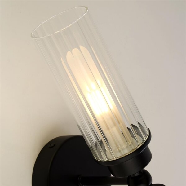 Searchlight 29982BK - Стенно осветително тяло IMPERIAL 2xG9/33W/230V черно