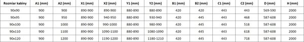 Mexen Rox Двойна плъзгаща душ кабина 100 x 90 см, прозрачна, хром - 8C2D-100-090-01-00