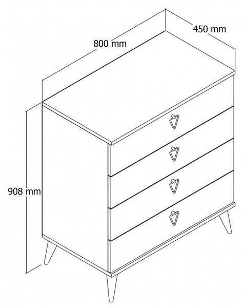 Гардероб тип дрешник Versa-Ce3612 Дъб