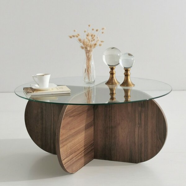 Масичка за кафе Bubble Walnut
