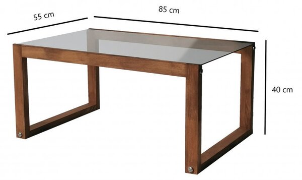 Масичка за кафе Via Wooden