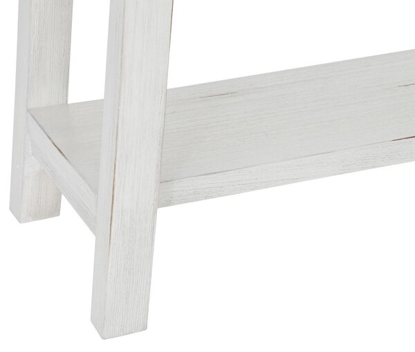 Конзолна маса atmosphera Olbia, 120 cm, MDF, Акация, Бял