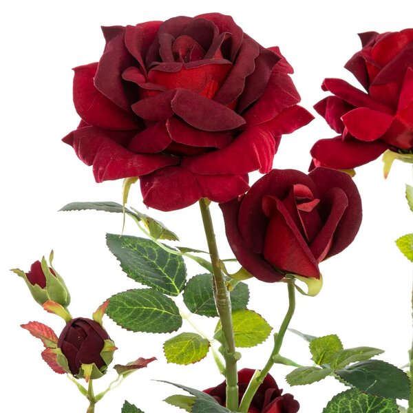 Изкуствено цвете atmosphera Rosebush, 74 cm,Асорти