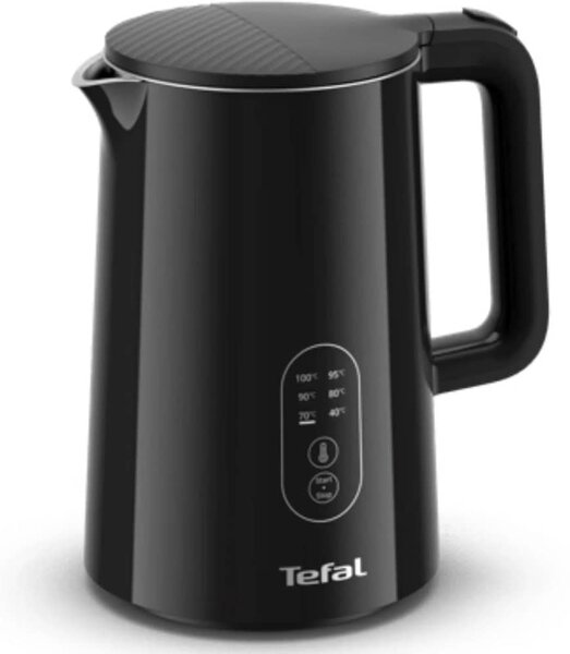 Електрическа кана Tefal KO6518E0, вместимост 1.5 l, 1500W, черна