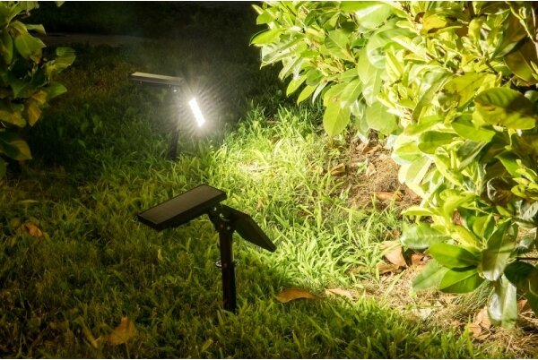 Rabalux 77011 - LED Соларен прожектор със сензор KELNA LED/9,6W/3,7V IP44