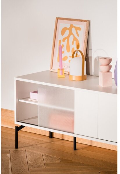Сиво-бежова маса за телевизор 116x55x42 cm Met Mini – noo.ma