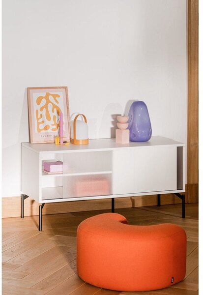 Сиво-бежова маса за телевизор 116x55x42 cm Met Mini – noo.ma