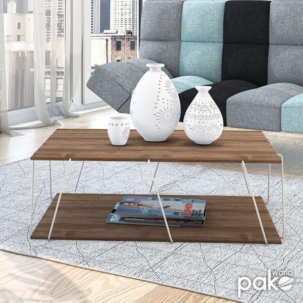 Масичка за кафе Тарс Кафяво 90x60x30.5 см