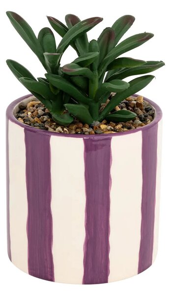 Изкуствено растение atmosphera Deep Purple, 16 cm