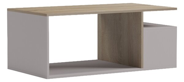 Masuta de cafea, Wendo, Gri, 91x37x50 cm
