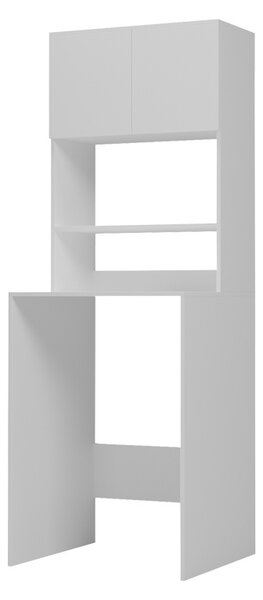 Dulap baie masina de spalat, Chaxe, Alb, 65x60x183.6 cm