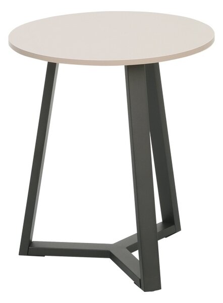 Set masute de cafea din metal, 2 buc, Berton, Cappuccino, 80x80x40 cm