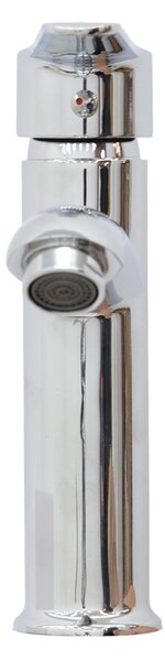 Robinet pentru lavoar, Mentis, Argintiu, 17x3x18 cm