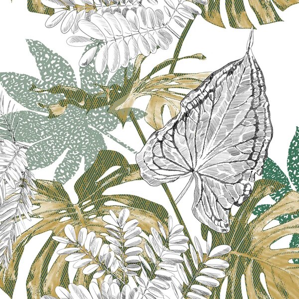Спално бельо atmosphera Monstera, 240x220 cm, Памук