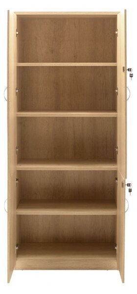 Библиотека с четири врати от дърво Amazon сонома 80x40x200см