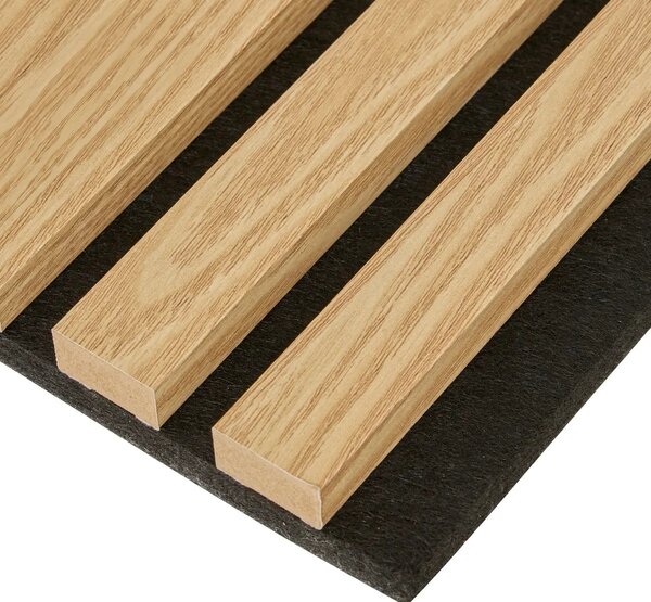 Акустичен декоративен стенен панел atmosphera Colva, MDF, 120x60 cm, Светло дърво