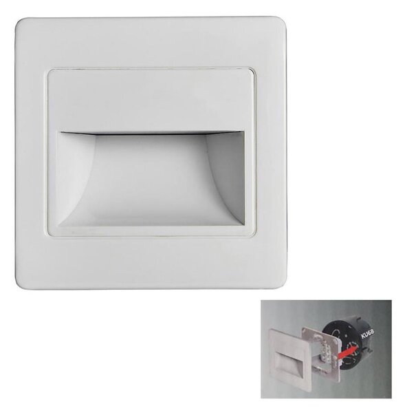 LED Лампа за стълбище STEP LIGHT LED/1,5W/230V бяла