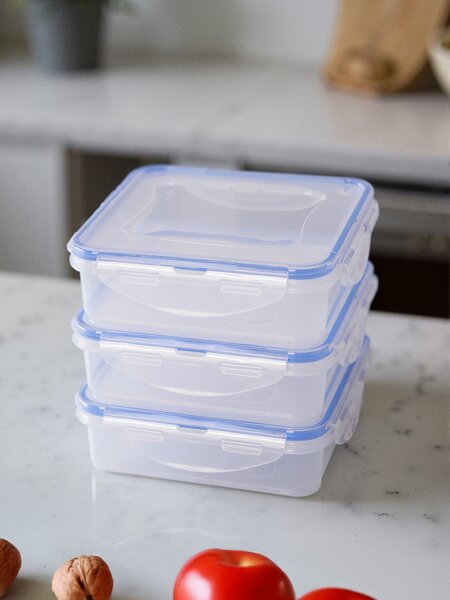 Sinsay - Контейнери за храна, 3 броя - clear