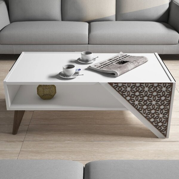 Масичка за кафе Берил - Бял