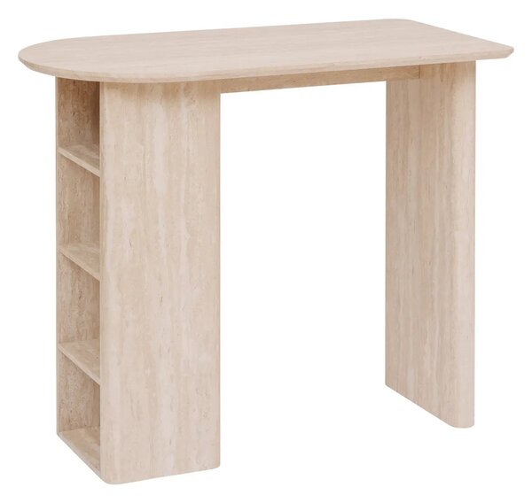 Бар маса atmosphera Anaya, MDF с ефект Травертин, 120x60 см