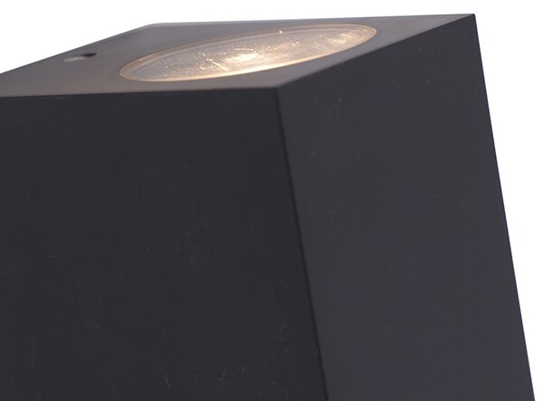 Смарт стенна лампа сива, изработена от пластмаса, вкл. 2 Wifi GU10 - Baleno