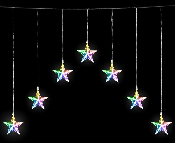 Aigostar - LED външна коледна гирлянда 70xLED/8 функции 4,2x1m IP44 многоцветна