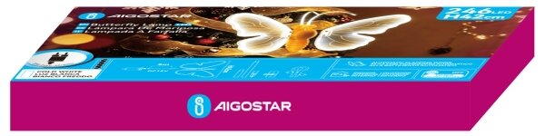 Aigostar - LED Външна коледна декорация 234xLED IP44 студена бяла пеперуда