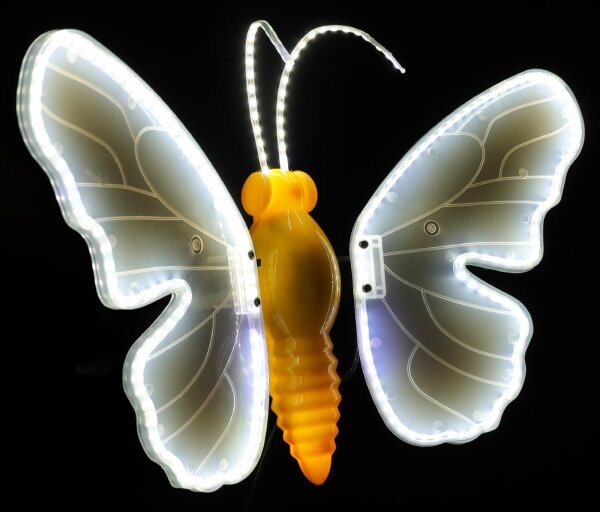 Aigostar - LED Външна коледна декорация 234xLED IP44 студена бяла пеперуда