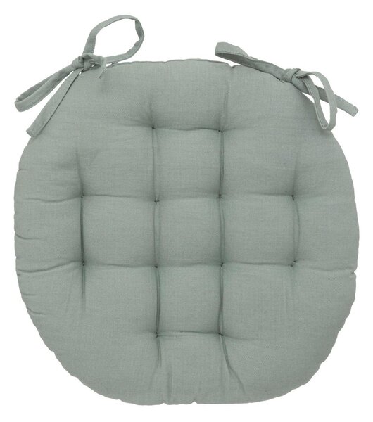 Кръгла възглавница за стол atmosphera Anjali, 38 cm - Пепеляв