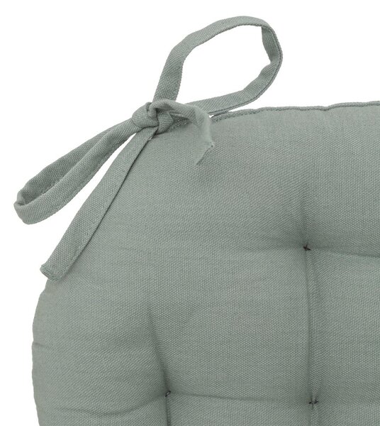 Кръгла възглавница за стол atmosphera Anjali, 38 cm - Пепеляв