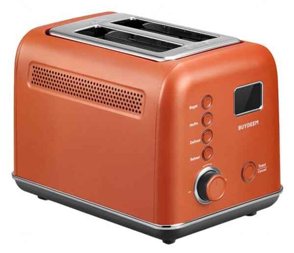 Тостер BUYDEEM DT730 Koi Red, 9 степени, тава за трохи