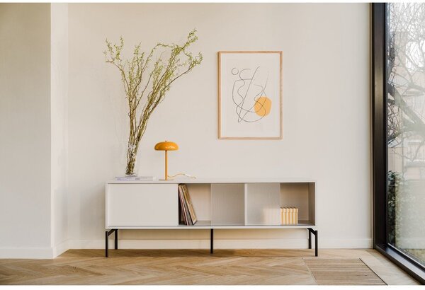 Сиво-бежова маса за телевизор 160x60x42 cm Met – noo.ma