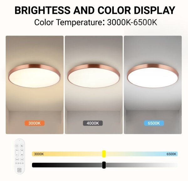 Immax NEO 07323L-LED таванно осветително тяло SEMPLICI 96W/230V Ø80 см, димируемо, Wi‑Fi Tuya, розово + дистанционно управление